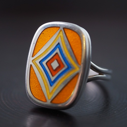 GEORG JENSEN ジョージジェンセン　NAJA SALTO　ナジャサルト エナメルリング