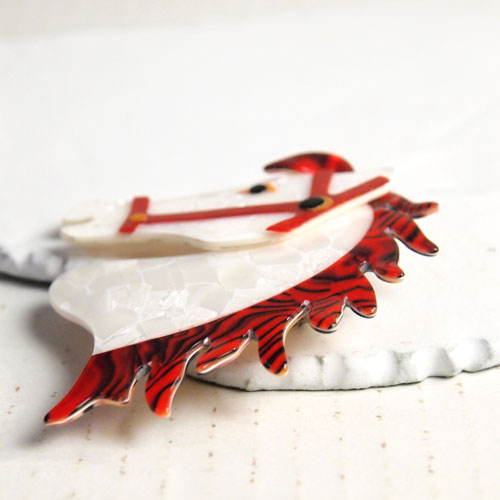 lea stein paris リアスタン　パリ  ホース（ホワイト）