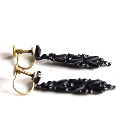 フレンチジェット　イヤリング