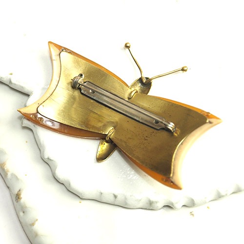 auguste bonaz　オーギュストボナーズ　バタフライブローチ