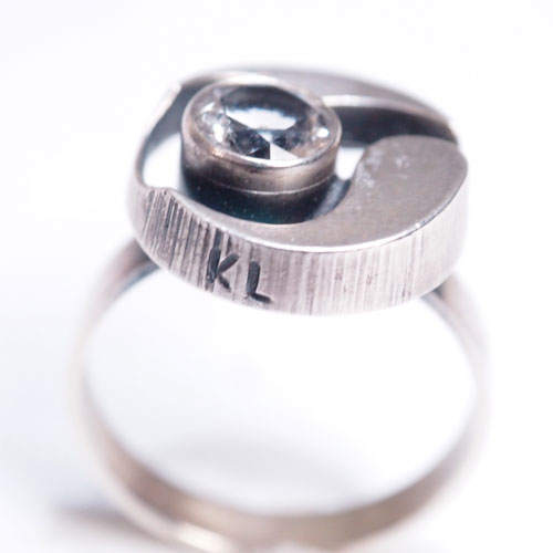 STEN & LEINE シルバークリスタル　サークルリング