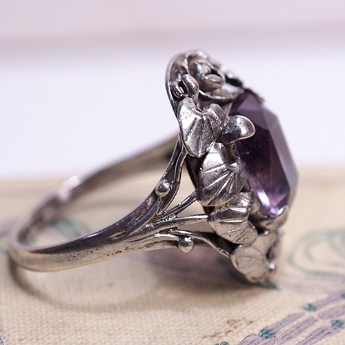 アート＆クラフト　アメシスト　シルバーリング