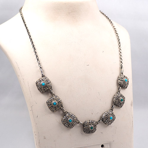 Theodor Fahrner テオドアファーナー ターコイズネックレス