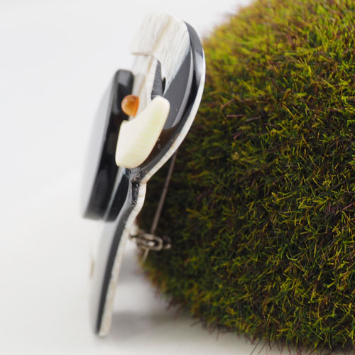 Lea Stein リアスタン　エレファント　ブローチ