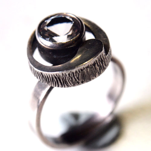 Sten&Laine シルバークリスタルリング