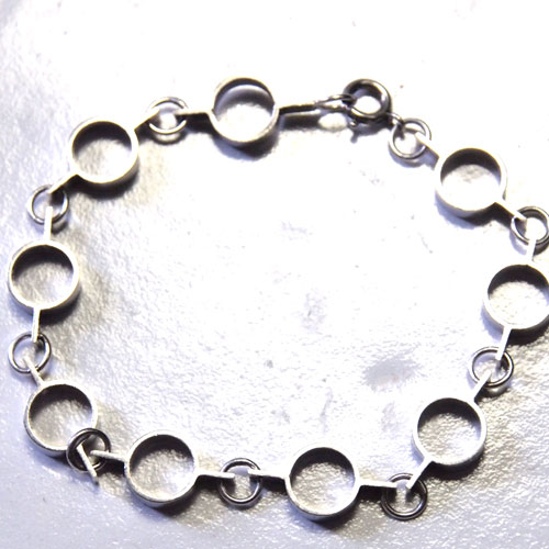 kultateollisuus シルバーサークルブレスレット