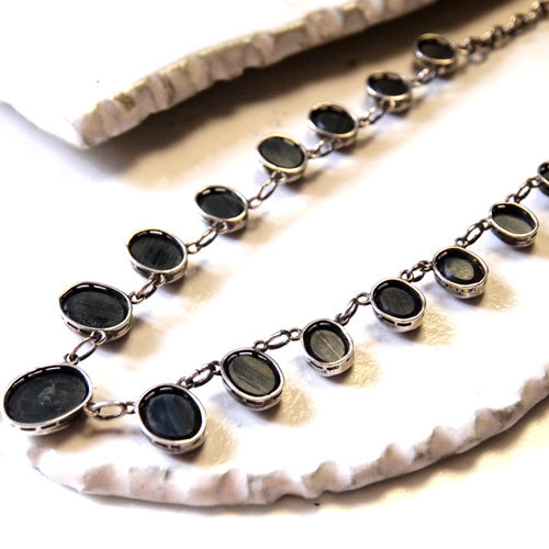 アールデコ　アールデコ　ヘマタイトネックレス