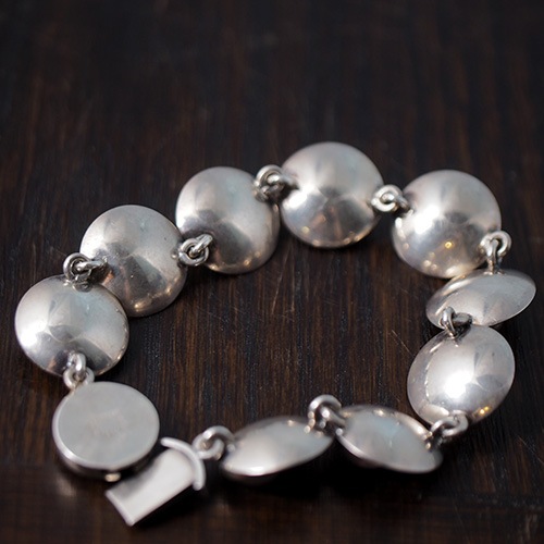 N.E.FROM ニルスエリックフロム シルバーローズクォーツ　サークルブレスレット