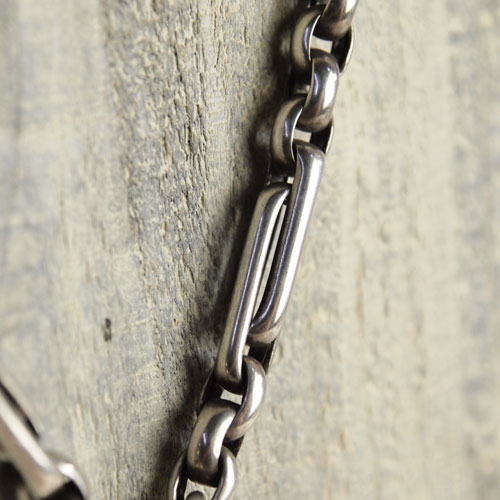 ヴィクトリアン　シルバーアルバート＆スターフォブ（ネックレス）