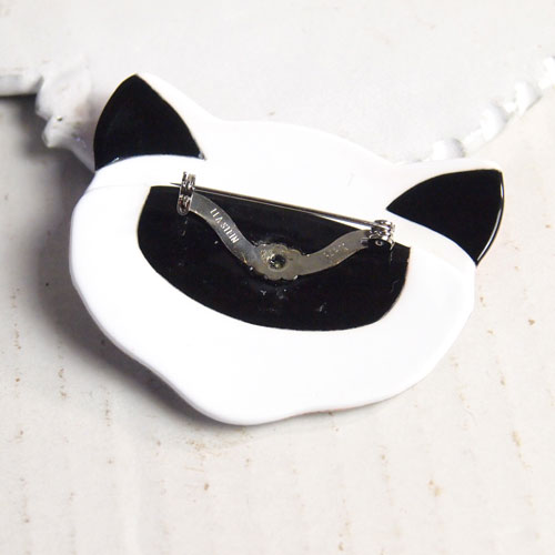 lea stein paris リアスタン　パリ  キャットフェイス（音譜）