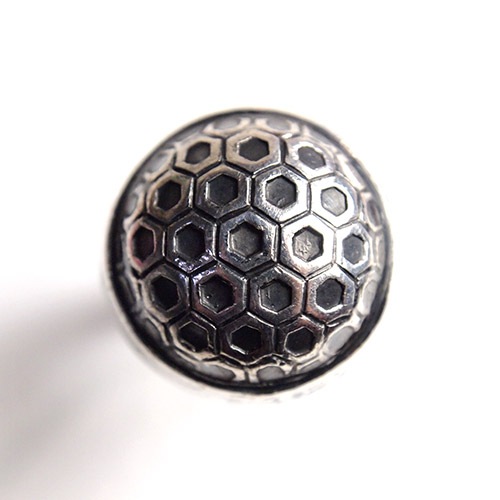 ERIK GRANIT シルバー 亀甲デザインドームリング