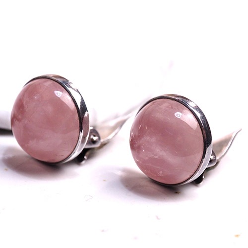 N.E.FROM (N.E.フロム）　デンマーク　ローズクォーツイヤリング