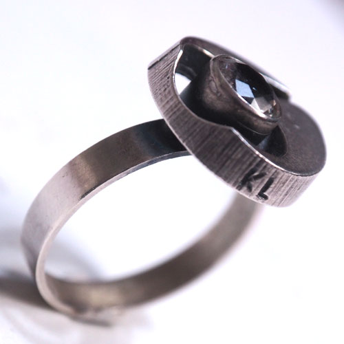 STEN & LEINE シルバークリスタル　サークルリング