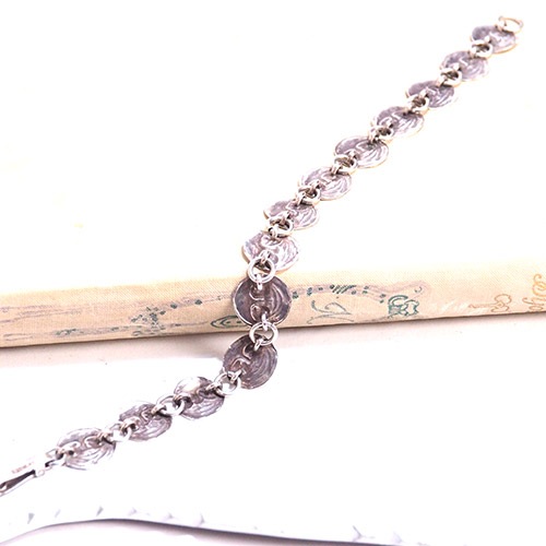 シルバー　ムーンフェイス　ブレスレット