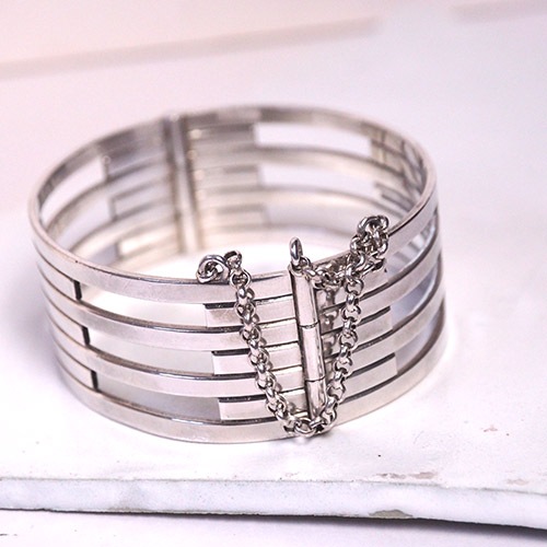 Aarikka アアリッカ シルバーワイドバングル