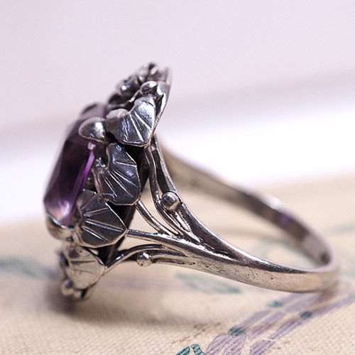 アート＆クラフト　アメシスト　シルバーリング