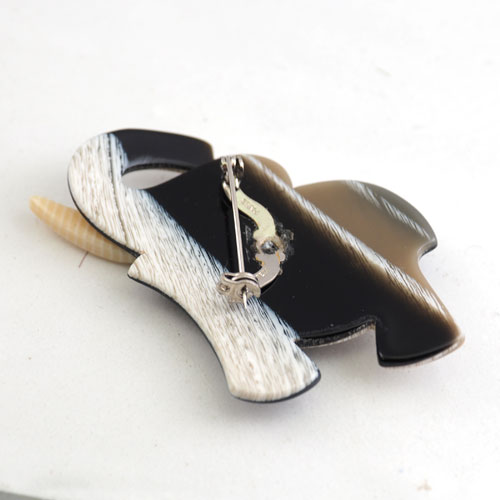 Lea Stein リアスタン　エレファント　ブローチ