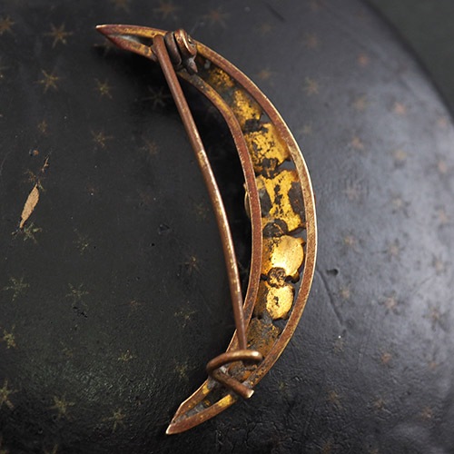 濃色】アンティーク サフィレット ブローチ エトワール 濃色