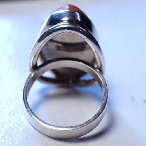 N.E.FROM(N.E.フロム）キャラメルカラーストーン リング