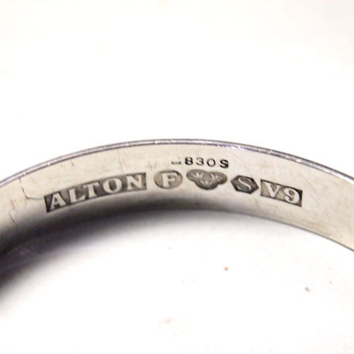 ALTON　シルバーソリッドバングル