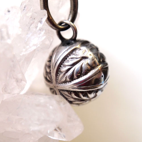 1900s フランス　シルバーボールブレスレット