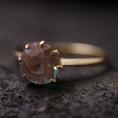 Rosee Lunaire 18金 アンティークサフィレット リング