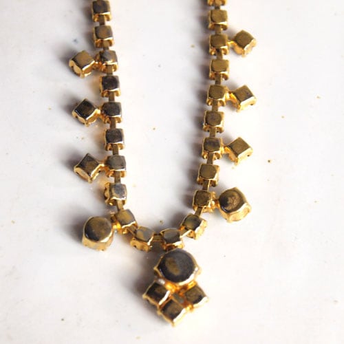 アクアカラークリスタル　ネックレス