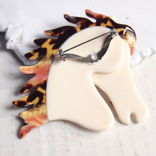 lea stein paris リアスタン　パリ  ホース（ホワイト）