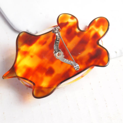 lea stein paris リアスタン　パリ タートル　ベッコウ