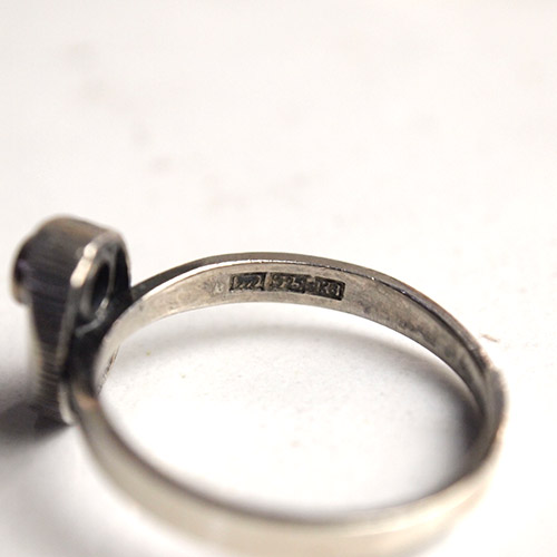 STEN AND LAINE シルバークリスタルリング