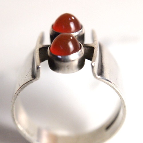 KUPITAANSEPPA Salovaara 　カーネリアン　リング