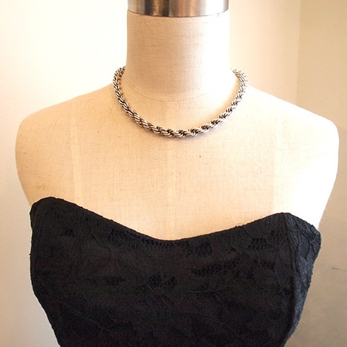 ヴィクトリアンシルバー ツイストチェーン