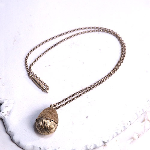 STUART DEVLINスチュアートデヴリン　フラワーインエッグ　シルバーペンダント