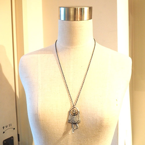 JORMA LAINE ヨルマレイン シルバーカラーブロンズ ダンサーネックレス