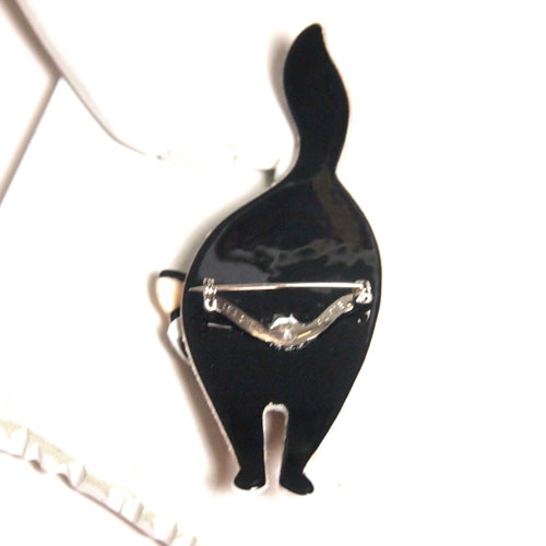 lea stein paris リアスタン　パリ　スタンディングキャット（レオパード）