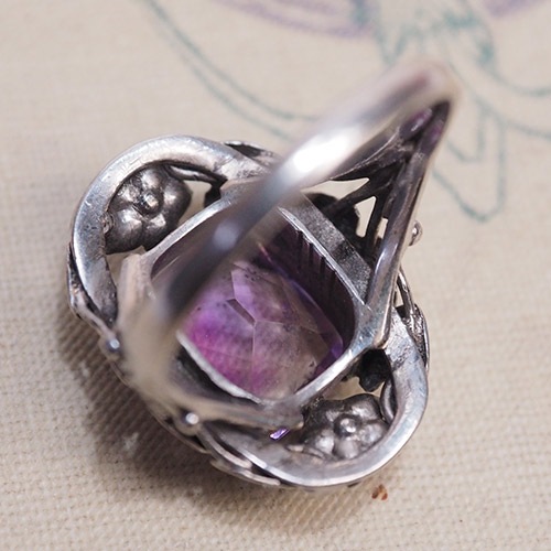 アート＆クラフト　アメシスト　シルバーリング