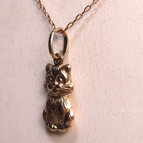 9金 ねこチャーム