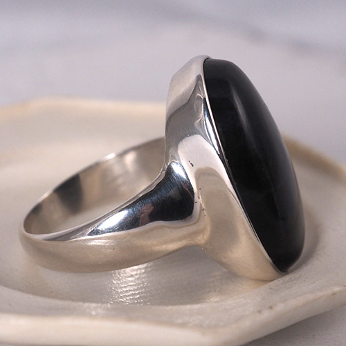 カウニスコル ラブラドライト スペクトロライト リング（2.3cm)