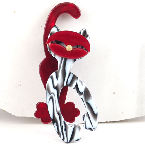 Lea Stein リアスタン　フェリックスキャット　ブローチ