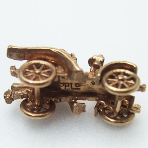 sold 9金　ゴールド　クラッシックカー　チャーム