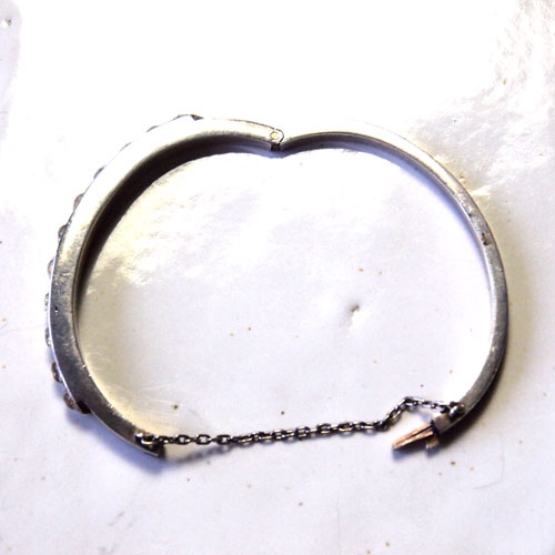 シルバー＆ヴィクトリアンペースト　バングル