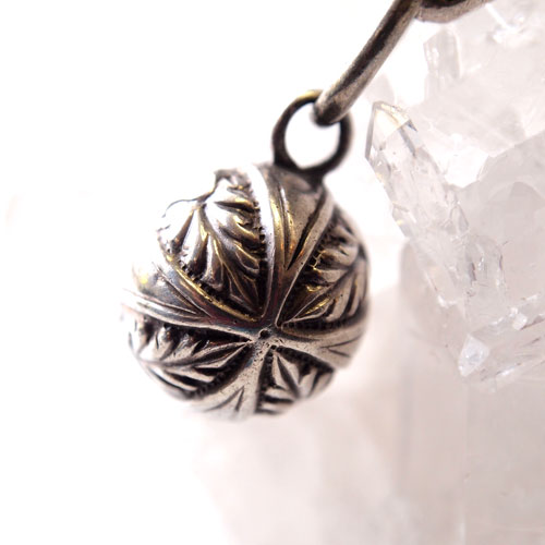 1900s フランス　シルバーボールブレスレット