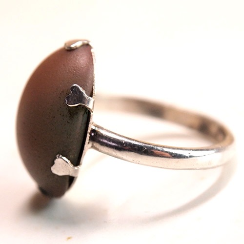 アールデコ　サフィレット　シルバーリング