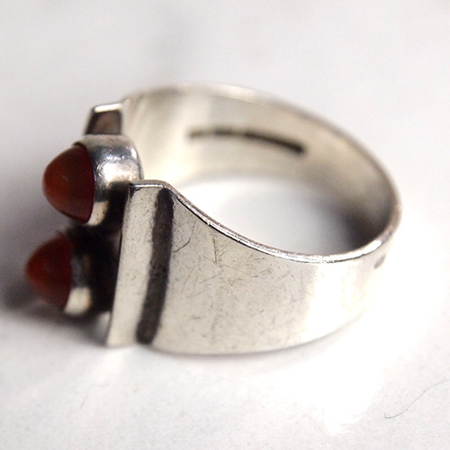 KUPITAANSEPPA Salovaara 　カーネリアン　リング