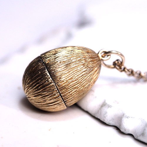 STUART DEVLINスチュアートデヴリン　フラワーインエッグ　シルバーペンダント