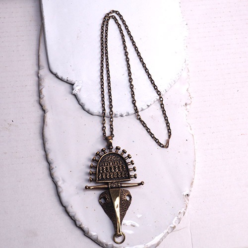 JORMA LAINE ヨルマレイン ブロンズ プリミティブネックレス