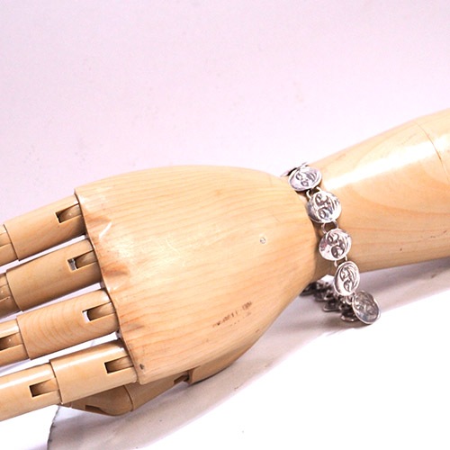 シルバー　ムーンフェイス　ブレスレット