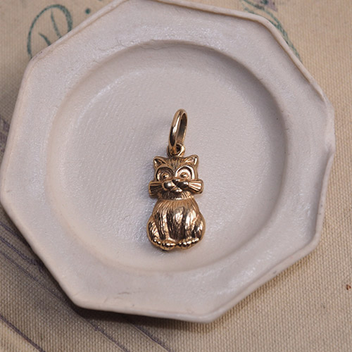 9金 ねこチャーム