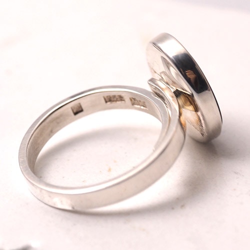 カウニスコル　ラブラドライト　スペクトロライト　リング(1.5cm)