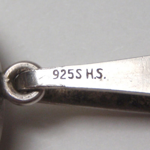 sold-HERMAN SIESBOL ハーマンシーボル　デンマーク　シルバー＆ゴールドプレート　ネックレス